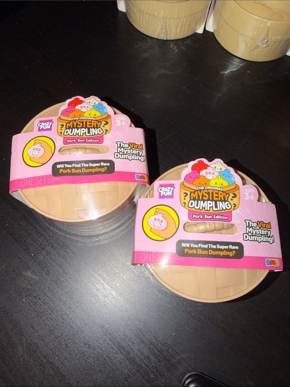TWO 2 Mystery Dumplings Pork Bun Edition - find the Rare ??? Sealed